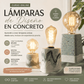 💡 Curso Online Lámparas de Diseño en Concreto