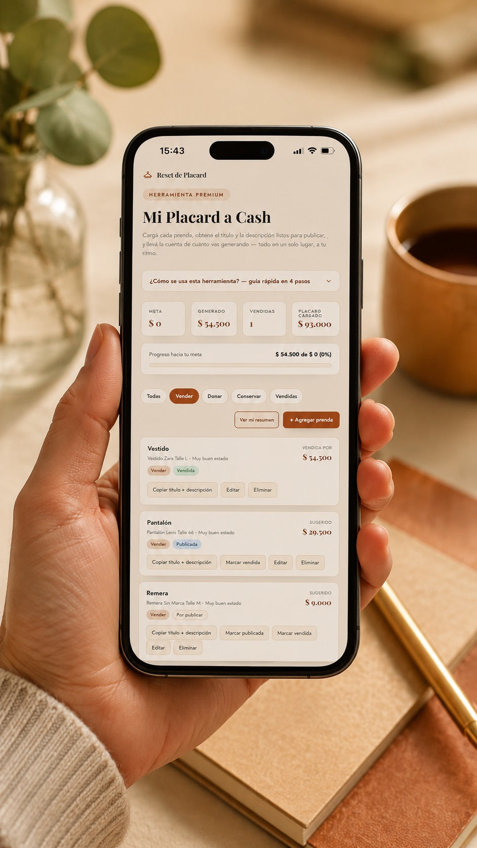 Mi Placard a Cash — Reset de Placard™